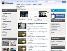 Tablet Screenshot of klipmania.sk